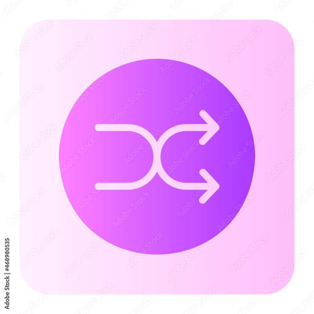 Shuffle gradient icon Shuffle gradient icon