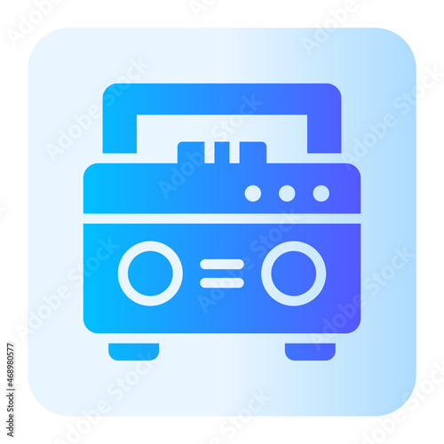 Boombox gradient icon