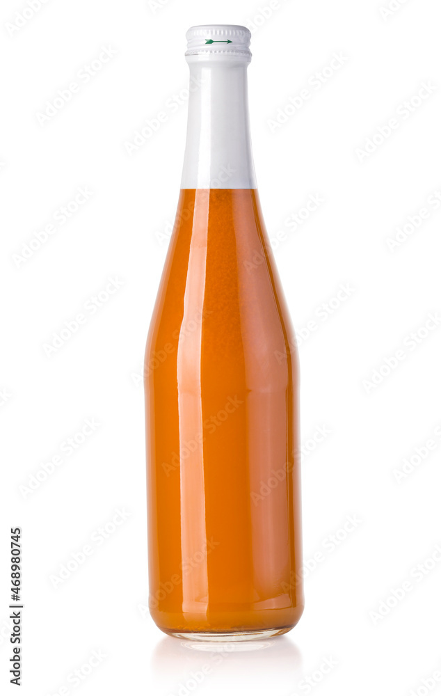 bottle with orange juice bottle with orange juice