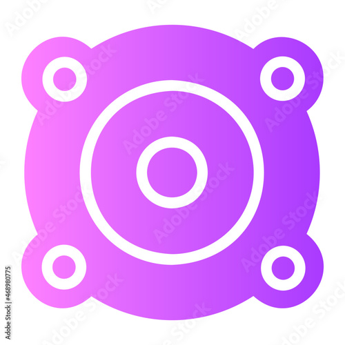 speaker gradient icon