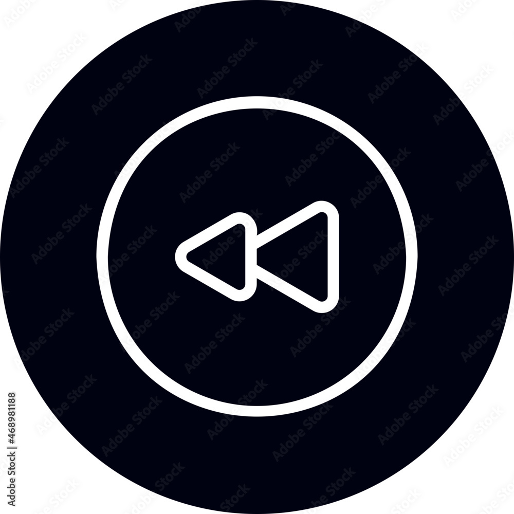 Rewind glyph icon Rewind glyph icon