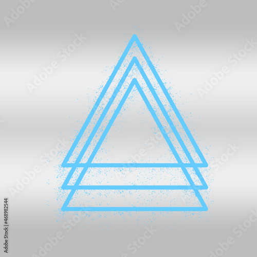 abstract triangle background