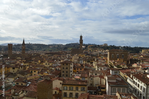 View over Florence in Italy 