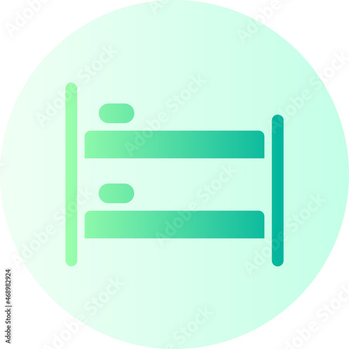 bunk bad gradient icon
