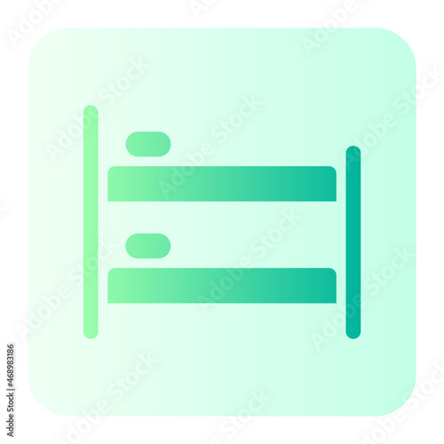 bunk bad gradient icon