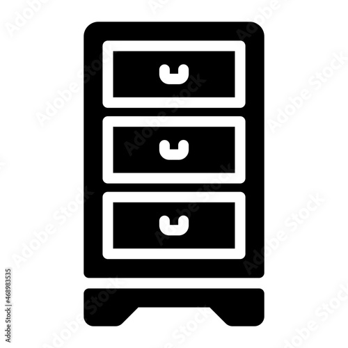 drawers glyph icon