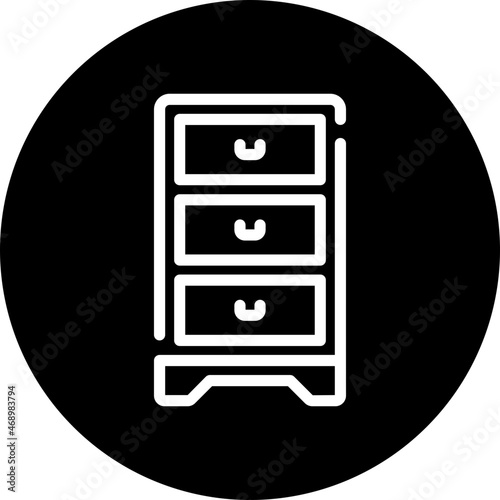 drawers glyph icon
