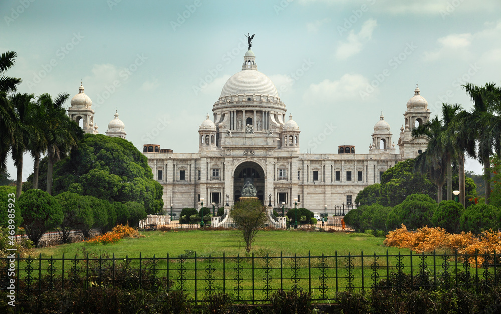 Victoria memorial hall of Kolkata, India.