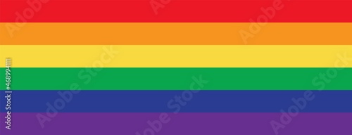 Flag LGBT pride community. Raimbow gay culture symbol. Vector pride symbol