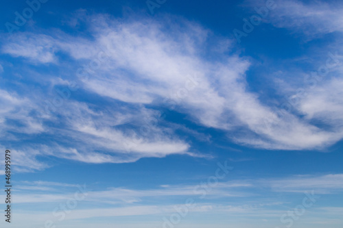 blue sky and clouds