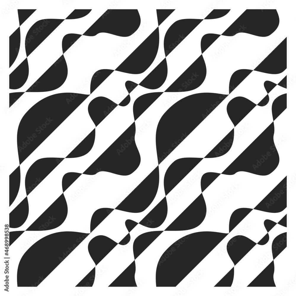 Abstract seamless pattern with arc waves. Zebra pattern. Figure for textiles. Abstract seamless pattern with arc waves. Zebra pattern. Figure for textiles.