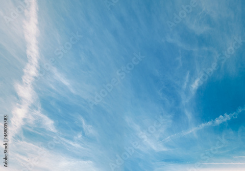 Blue sky background on daylight