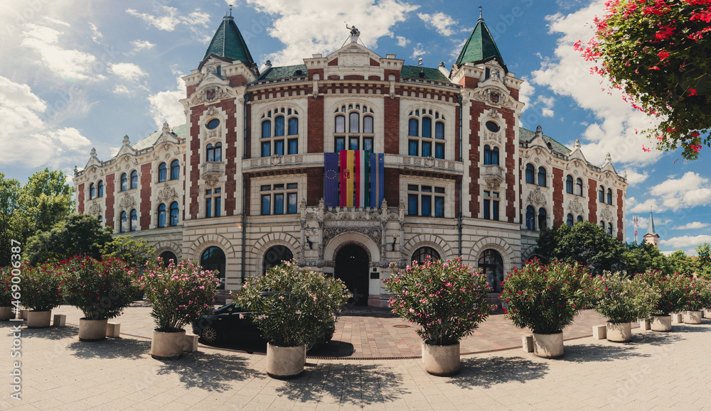 Fototapeta premium European architecture Art Nouveau City Hall in Budapest
