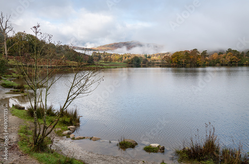 Low Clouds around Rydal Water in the Lake District, England