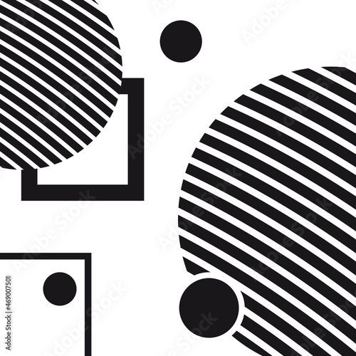 Dekoracja na wymiar  abstract-vector-minimalist-background-geometric-illustration-with-circles