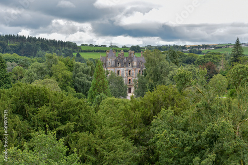 castle in the mountains