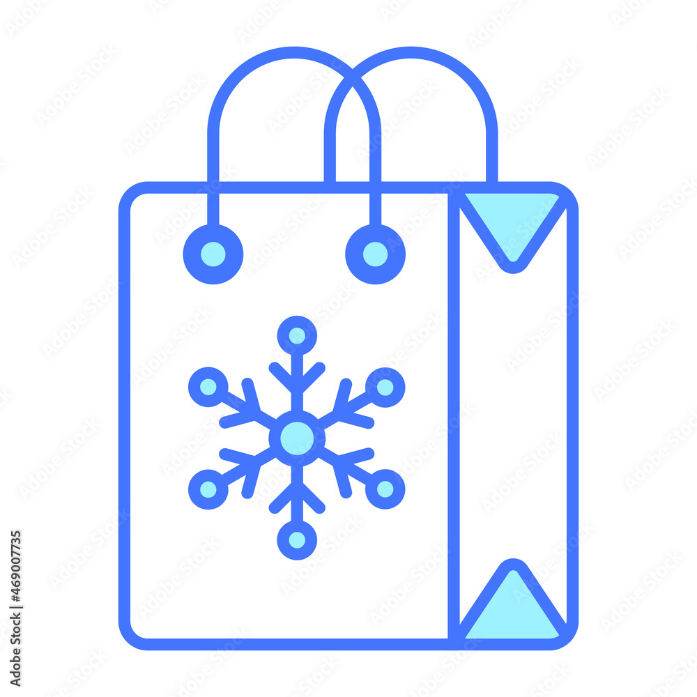 shopping icon, modern style Christmas and New Year line icon, Isolated winter holiday symbols shopping icon, modern style Christmas and New Year line icon, Isolated winter holiday symbols