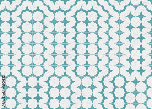 Abstract Geometric Pattern generative computational art illustration