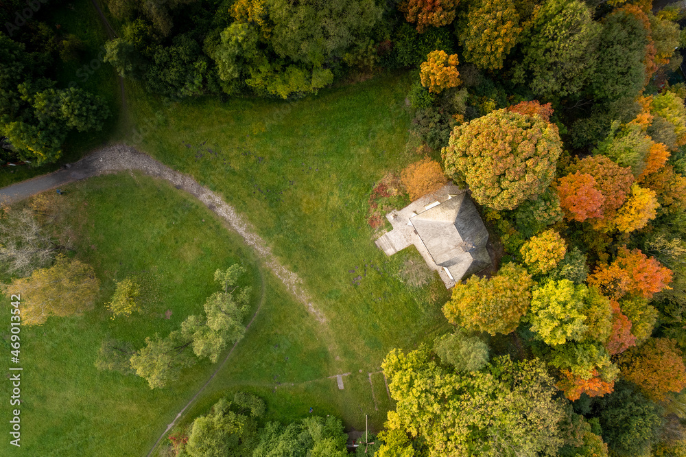 St. Benedict's Church top-down view
