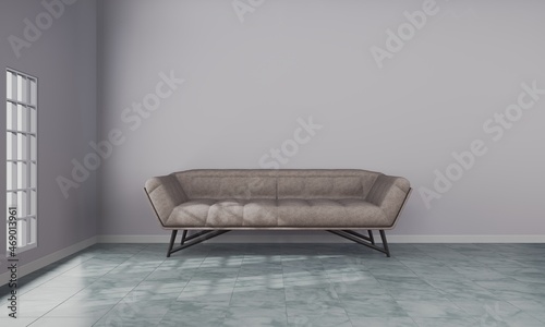 living room design. empty room design interior 3d render 