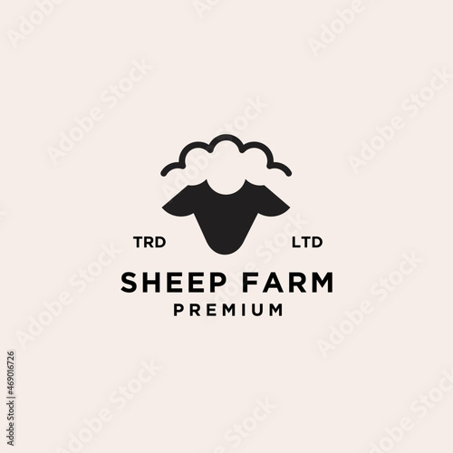 premium sheep logo icon designs