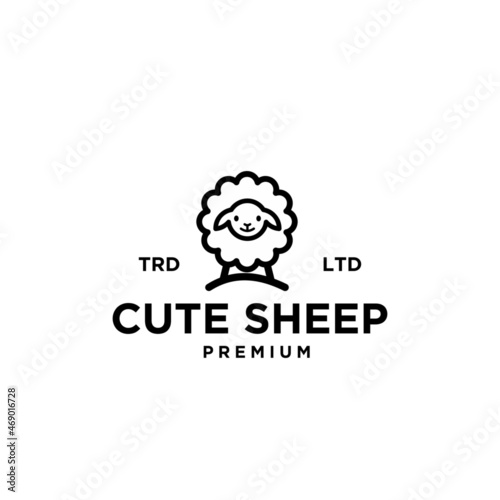 premium sheep logo icon designs