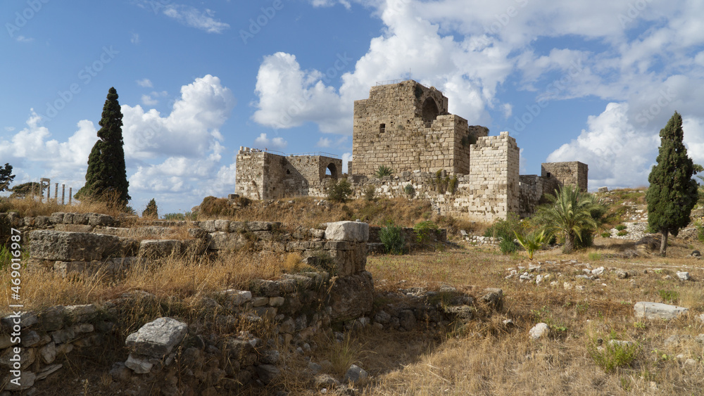 Crusader Fort in Byblos. Lebanon