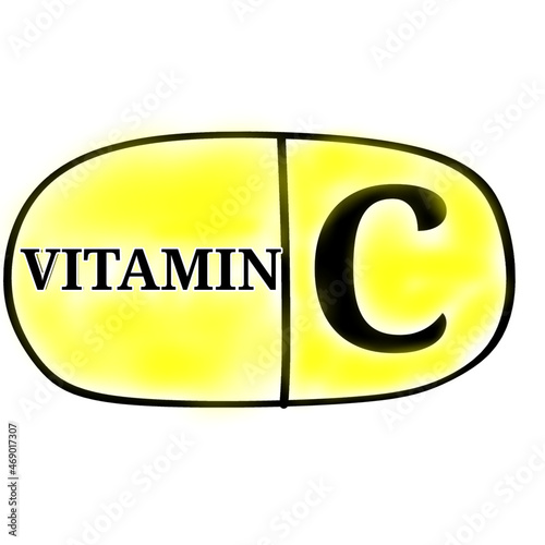 Deasign vector about Healthy care with vitamin C