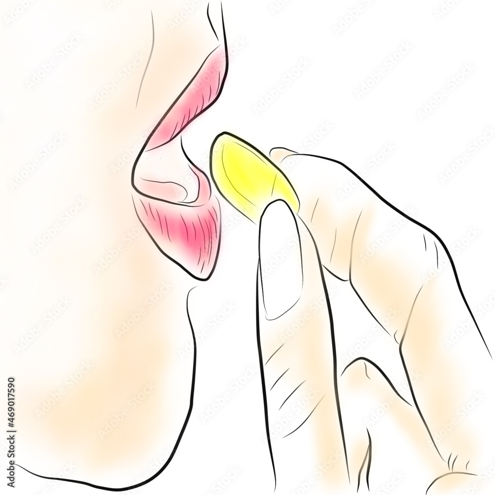 Design vector about healthy care with taking vitamins Design vector about healthy care with taking vitamins