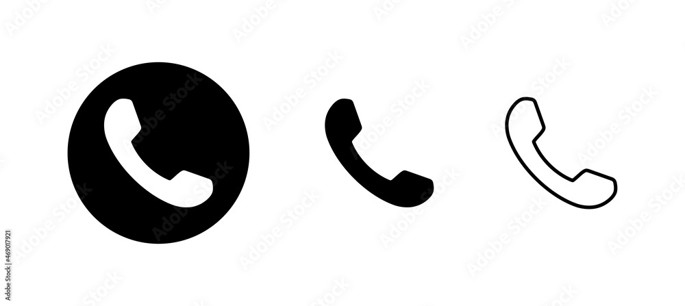 Call icons set. telephone sign and symbol. phone icon. contact us Call icons set. telephone sign and symbol. phone icon. contact us
