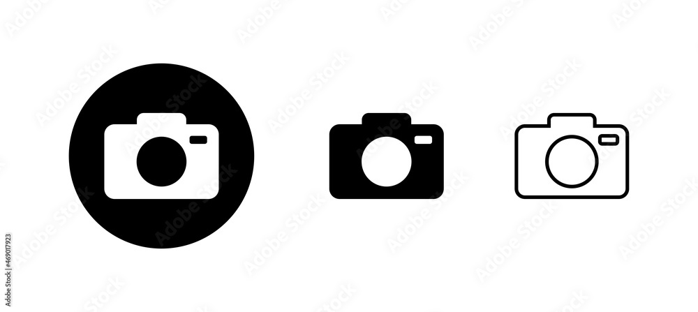 Camera icons set. photo camera sign and symbol. photography icon. Camera icons set. photo camera sign and symbol. photography icon.