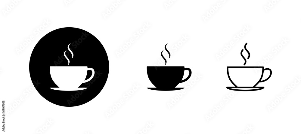 coffee cup icons set. cup a coffee sign and symbol coffee cup icons set. cup a coffee sign and symbol