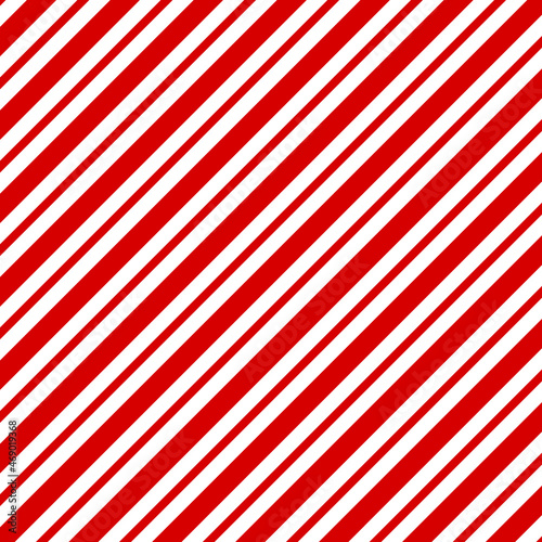 Canvas Print christmas candy cane simple pattern