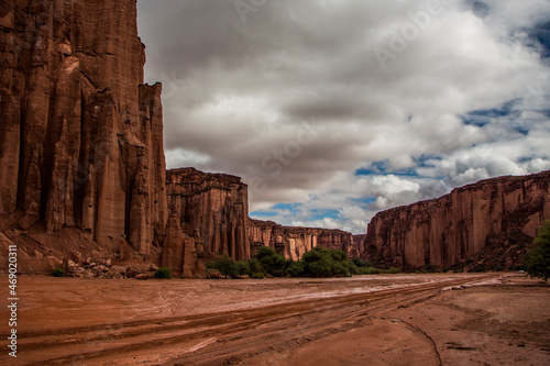 talampaya canyon, argentina photo