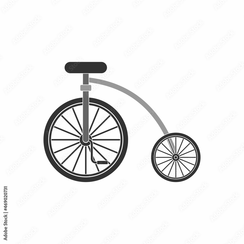 Fototapeta premium acrobat bike icon, acrobat bike vector sign symbol