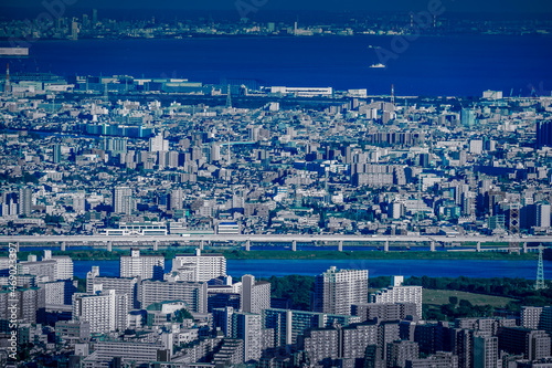 荒川と東京の街並み