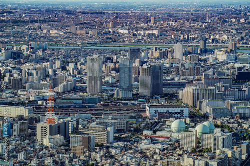 荒川と東京の街並み
