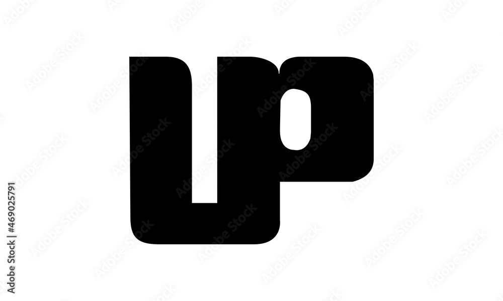 UP letter icon logo UP letter icon logo