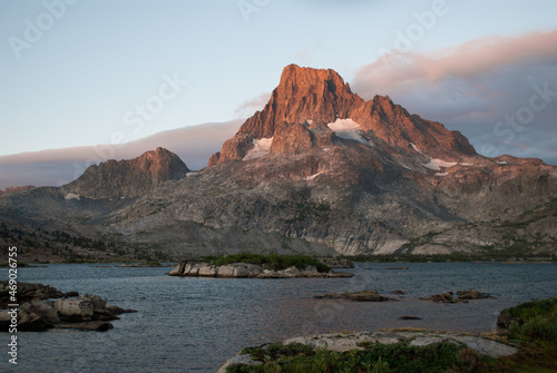 Morning from Thousand Islands Lake in Ansel Adams Wilderness photo