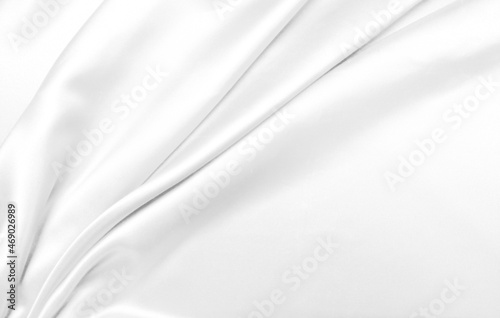 White cloth texture background © Nongnuch