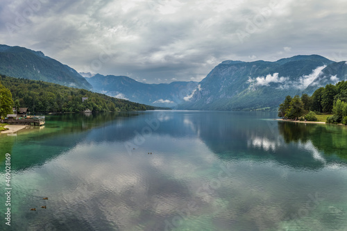 Fototapeta Naklejka Na Ścianę i Meble -  Bohinj lake in Triglav national park Slovenia