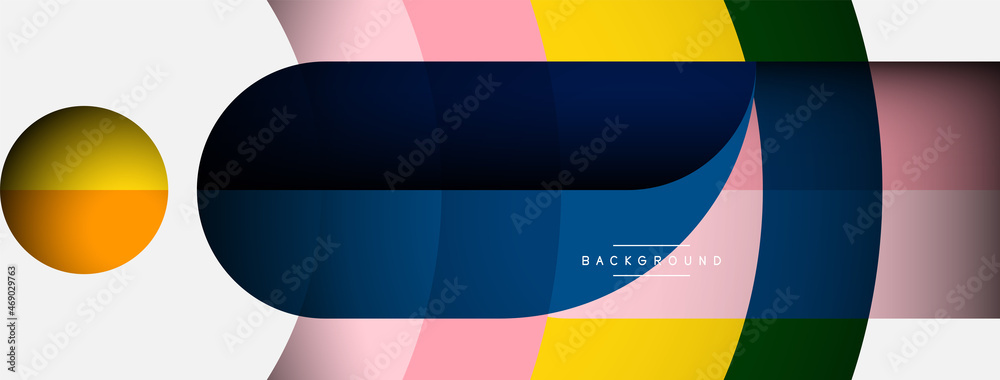 Trendy shapes, color minimal design composition, lines and shadows for wallpaper banner background or landing page Trendy shapes, color minimal design composition, lines and shadows for wallpaper banner background or landing page