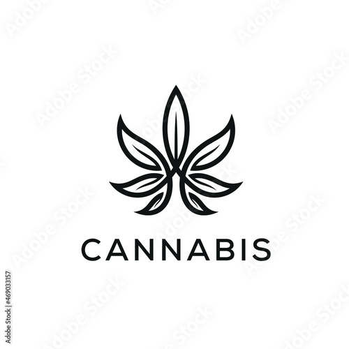 Cbd Cannabis Leaf Logo Design