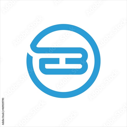 nitials ebh logo vector templates