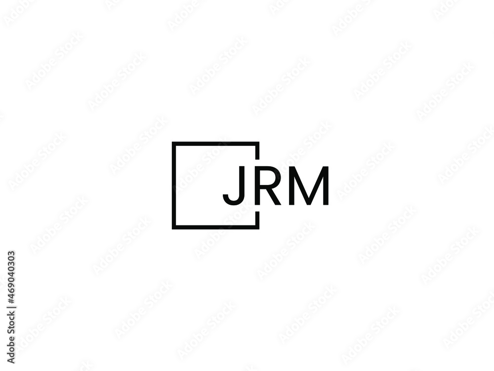JRM letter initial logo design vector illustration JRM letter initial logo design vector illustration