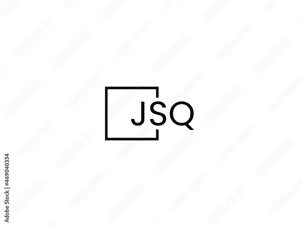 JSQ letter initial logo design vector illustration JSQ letter initial logo design vector illustration