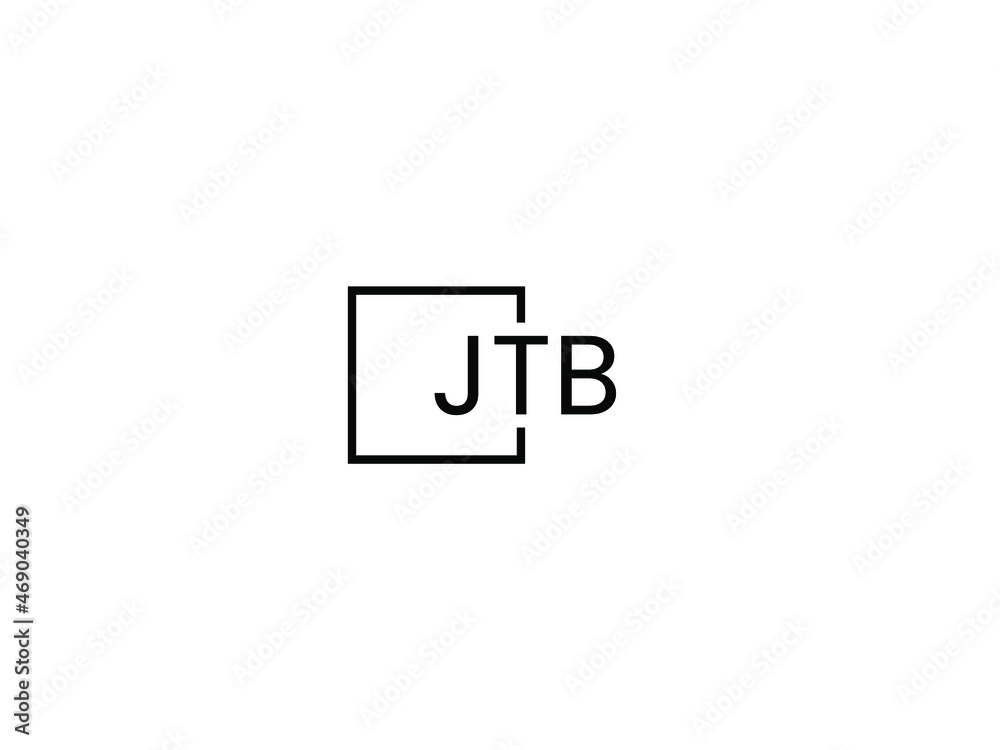 JTB letter initial logo design vector illustration JTB letter initial logo design vector illustration