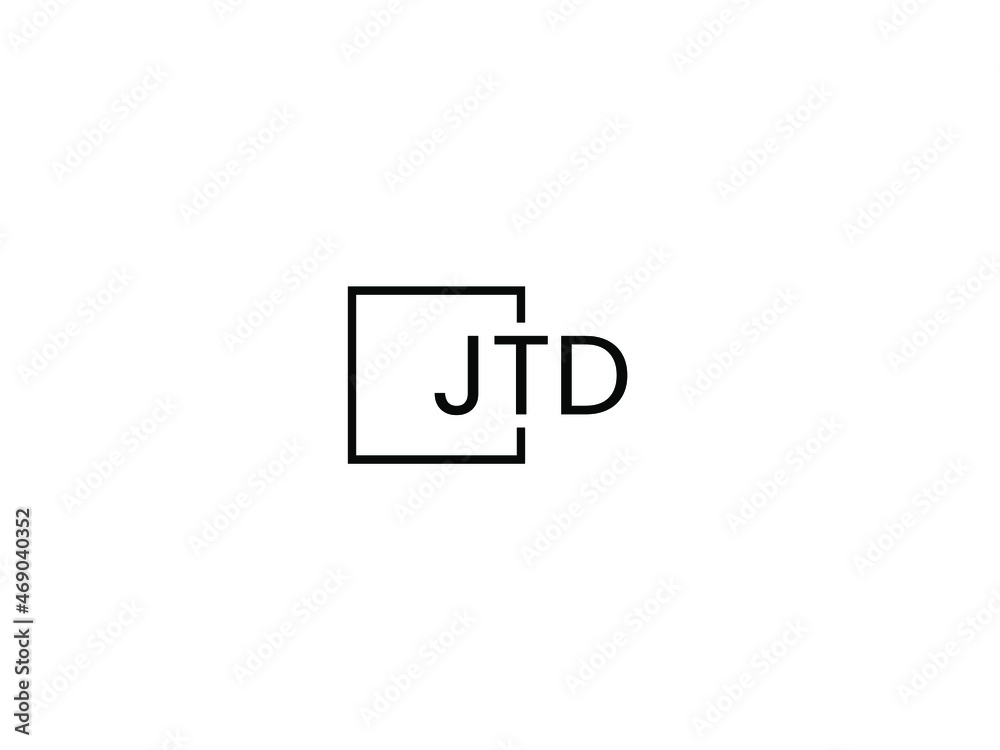 JTD letter initial logo design vector illustration JTD letter initial logo design vector illustration