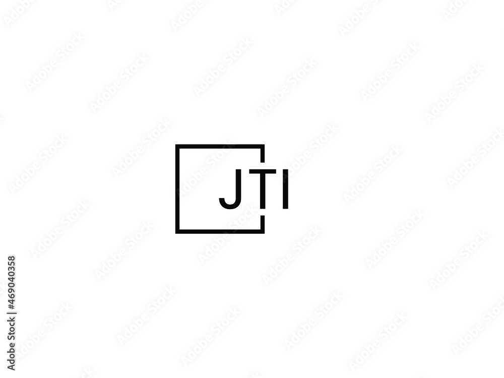 JTI letter initial logo design vector illustration JTI letter initial logo design vector illustration