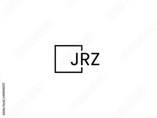 JRZ letter initial logo design vector illustration photo